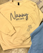 Load image into Gallery viewer, MAMA GIGI NANA ESTABLISHED Sweatshirt
