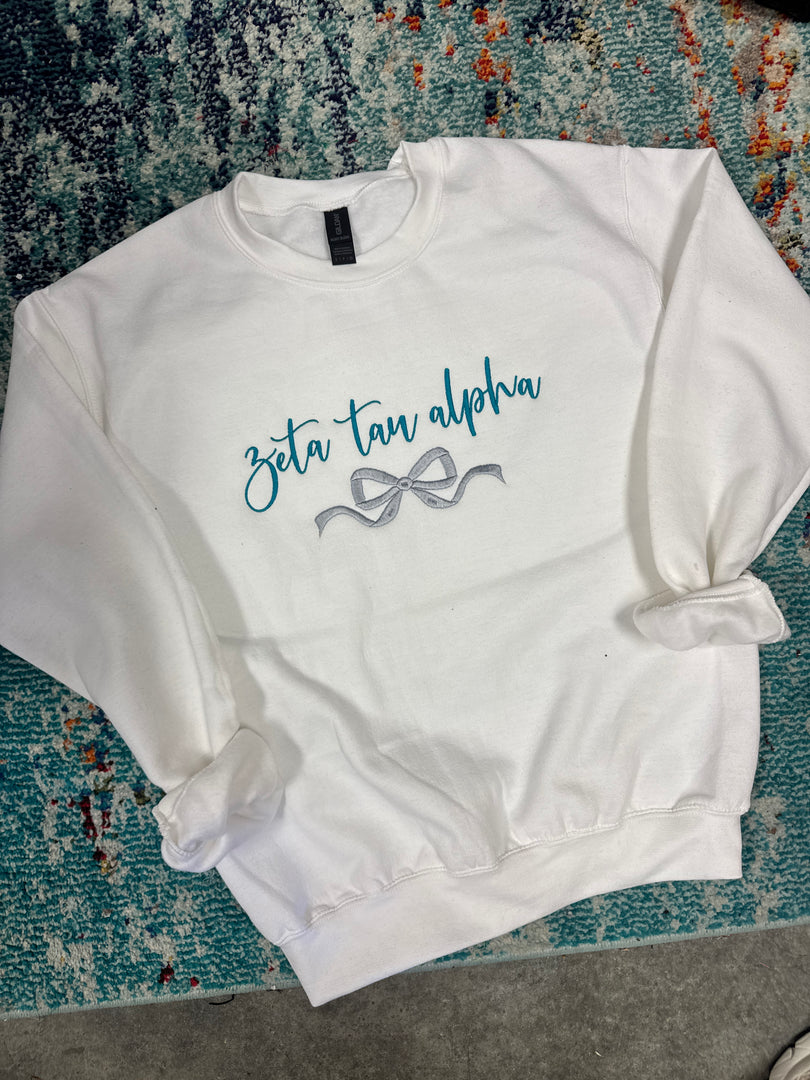 ZTA Bow Sweatshirt