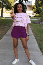 Load image into Gallery viewer, LSU Sequin Boxy Tee
