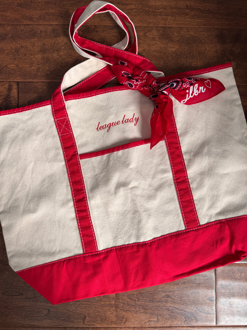 PRE-ORDER // 'league lady' tote bag