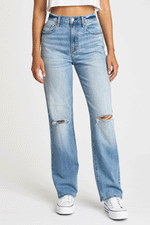 Load image into Gallery viewer, [DAZE] Sundaze High Rise Vintage Straight Jeans
