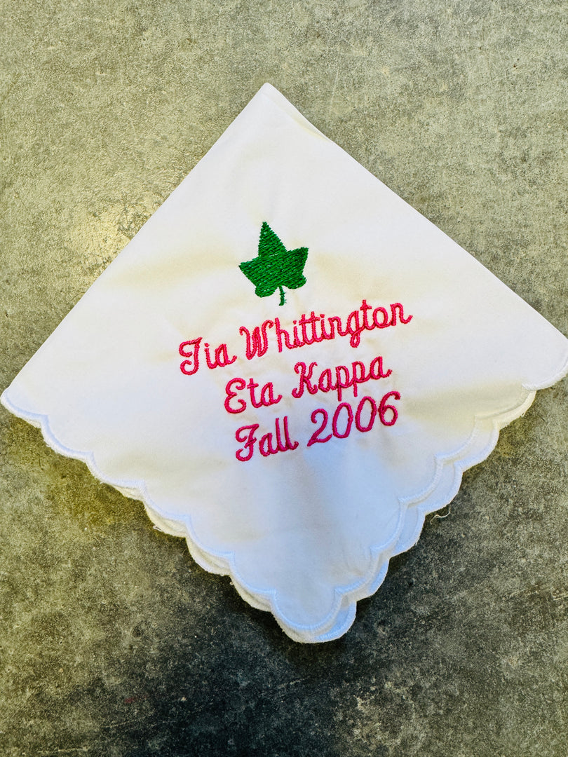 Ivy Personalized Handkerchiefs