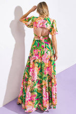 Load image into Gallery viewer, Rosey Posey Maxi Dress
