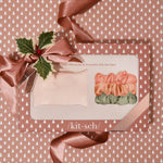Load image into Gallery viewer, Holiday Satin Pillowcase &amp; Scrunchie 4pc Gift Set
