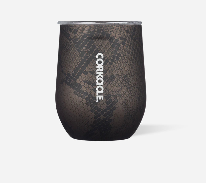 12oz Corkcicle Stemless in Rattle